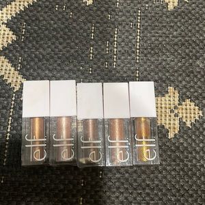 Elf liquid metallic eyeshadow  and Jason Wu cream shadow bundle.